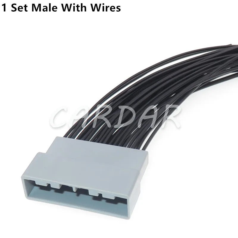 36 Pin Car Wire Harness Socket MX34036SF1 Automobile Display Screen Small Power Male Female Docking Plug For Honda