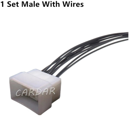 9 Pin 6.3 Series Car High Current Electric Wire Connector Auto Plastic Housing Unsealed Socket