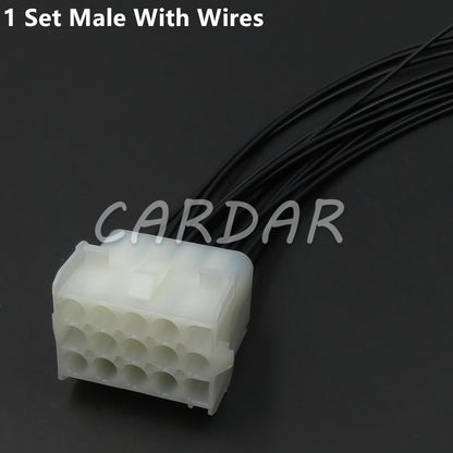 15 Pin 1-480710-0 1-480711-0 Automotive Plug Giexceed Car Wire Connector Electrical Socket 63080