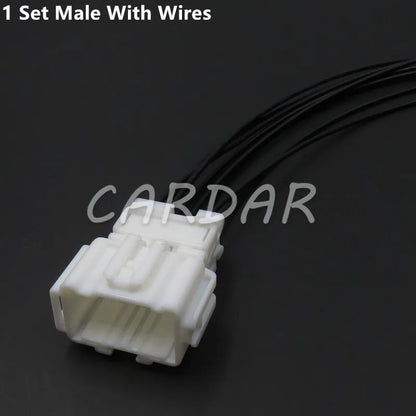 Conector de cable de caja de fusibles y arnés de cable de lámpara ambiental de 8 pines 6098-4670 6098-4661 para Honda