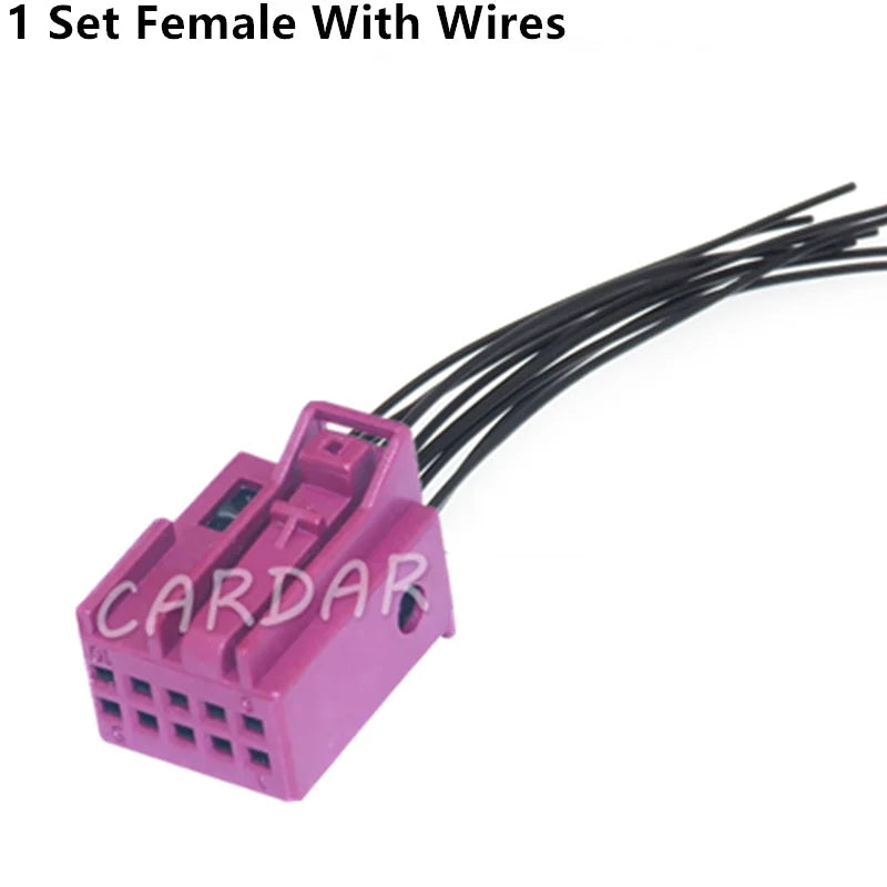 10 Pin 4-929171-1 4-1719843-3 Auto Electric Connector Light Socket Wiring Harness Plug Lamp Sockets For Benz