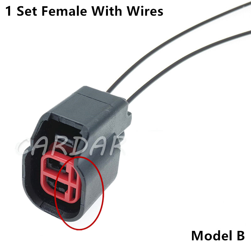 Conector de cola de cochino de inyector de combustible de 2 pines 7283-5967-30 EV6 EV14 USCAR sr20det rb30 GTR FAST ls2 ls3, enchufe universal