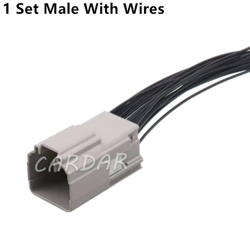 21 Pin 6098-7129 6098-7122 Female Male Wiring Harness Automotic Connector With Terminal For Car