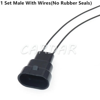 2 Pin 12059181 DJ9005 9005 Headlight HID Wire Socket Square Light Fog Lamp Connector For Cars Auto Toyota