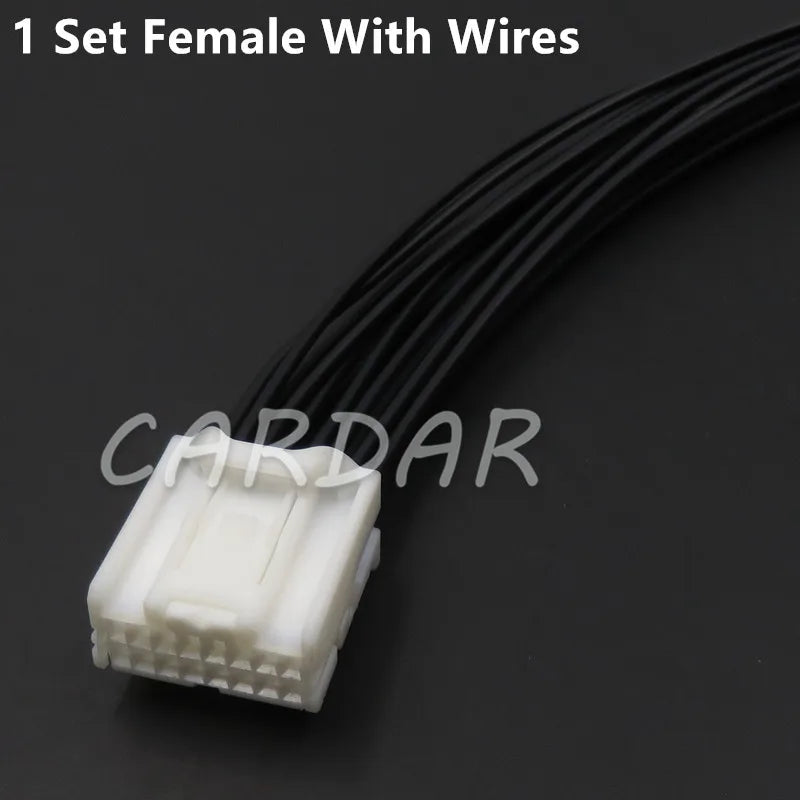 16 Pin 6098-5279 6098-5281 Automotive Modified Plug Wiring Harness Socket For Nissan
