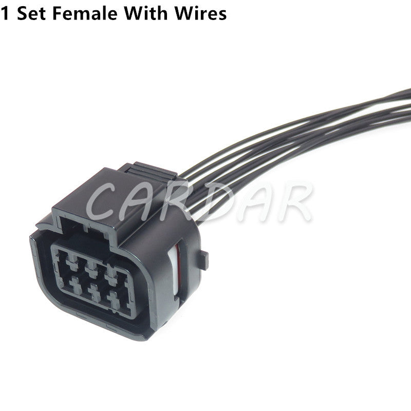 Enchufe impermeable de 8 pines MG644345 MG644345-5 para faro para arnés de cableado automotriz para Hyundai Avante