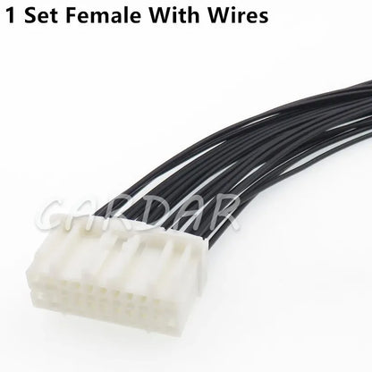 22 Pin Car Connector Assembly Auto Composite Plug Automobile 174515-1 368135-1 Docking Unsealed Wire Harness Socket
