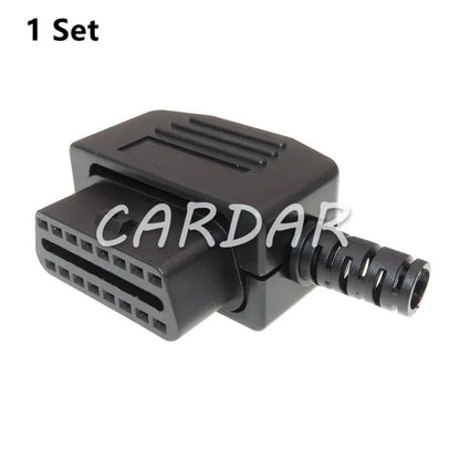 16 Pin Automotive OBD2 OBDII Connector Auto OBD Test Diagnostic Plug