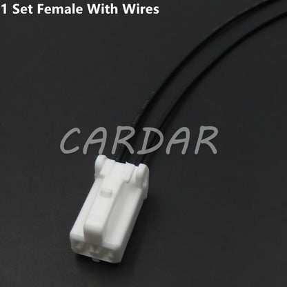 2 Pin 7282-1027 7283-1027 MG651201-4 Automotive Brake Reversing Light Harness Connector Speak Audio Cable Plug For Toyota