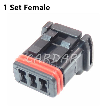 3 Pin MX19003P51 MX19003S51 Car Waterproof Female Socket and Male Plug Auto Rearview Mirror Wiring Connector