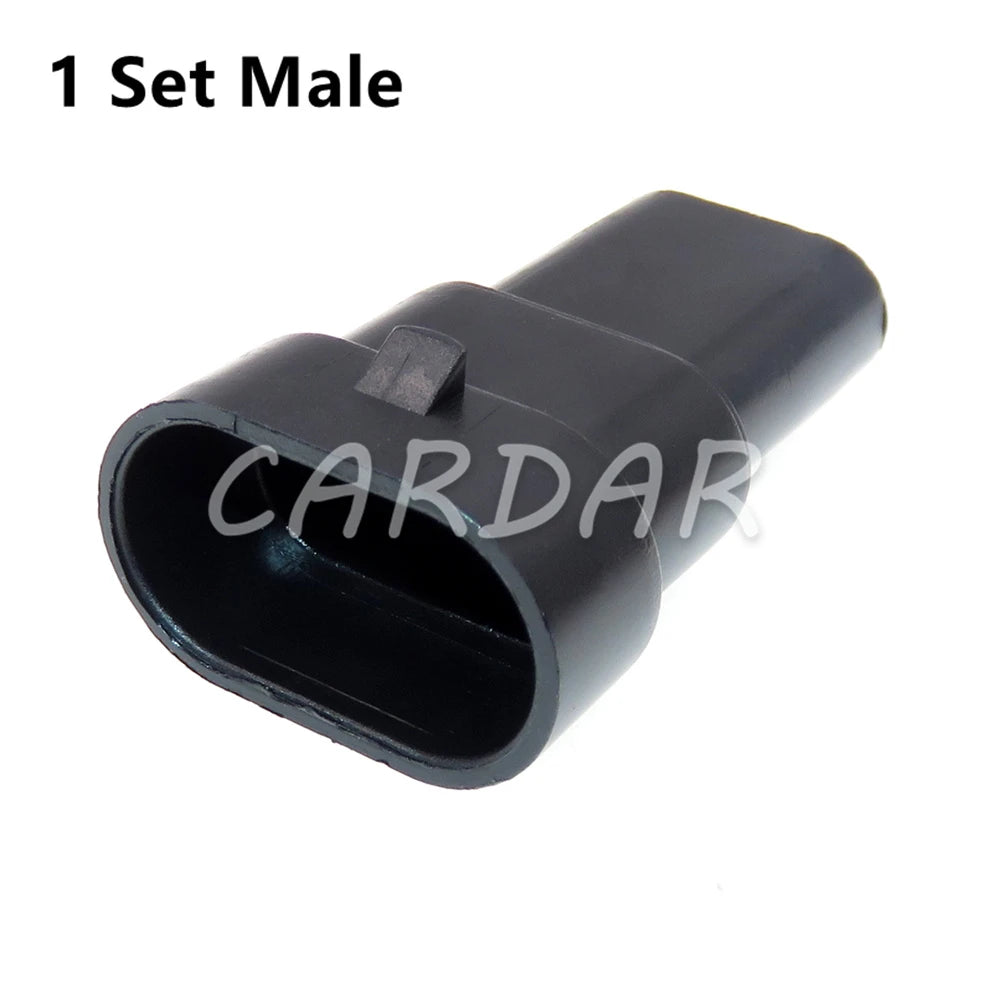 2 Pin 12059183 12059181 DJ9006 9006 Automotive Waterproof AC Power Wiring Connector HID Cable Plug Light Socket For Car