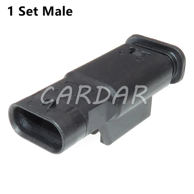 Tyco AMP 3 Pin 1718653-1 4F0 973 703 2-1718652-3 1-1718644-1 Waterproof Automotive Reversing Radar Plug 4F0973703 For VW Audi