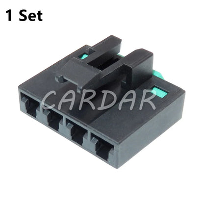 4 Pin 4.8 Series Auto Unsealed Socket 12052856 15324456 Black Car Wiring Terminal Connector