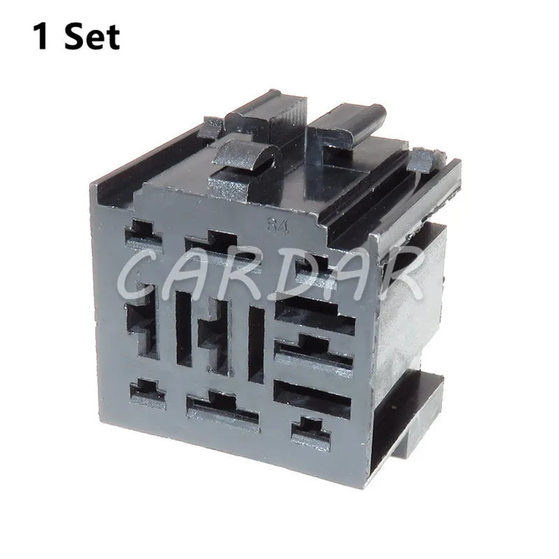 9 Pin Automotive Relay Connector Car Fuse Socket Electrical Plug With Terminals