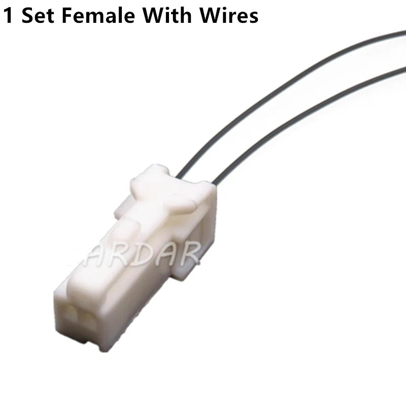 2 Pin 0.7 Seires Automobile Rearview Mirror Cable Harness Socket Male Female Unsealed Electrical Connector