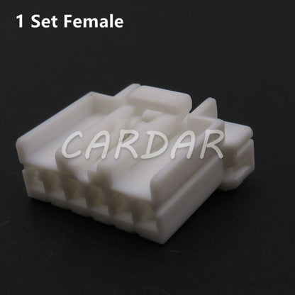6 Pin 174930-1 174923-1 Electrical Motorcycle Wiring Socket Automotive Connector