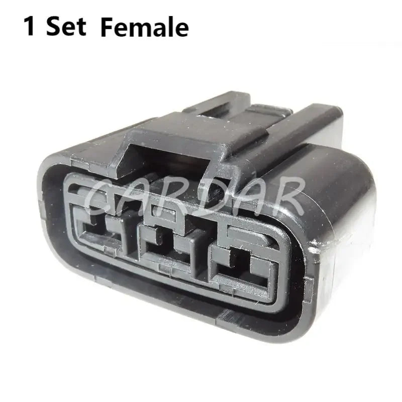 Fan Socket Automotive Electrical Wire 3 Pin Power Cord Connector QLW-A-3F-B Receptacle Kit QLW-A-3F-GR For Honda