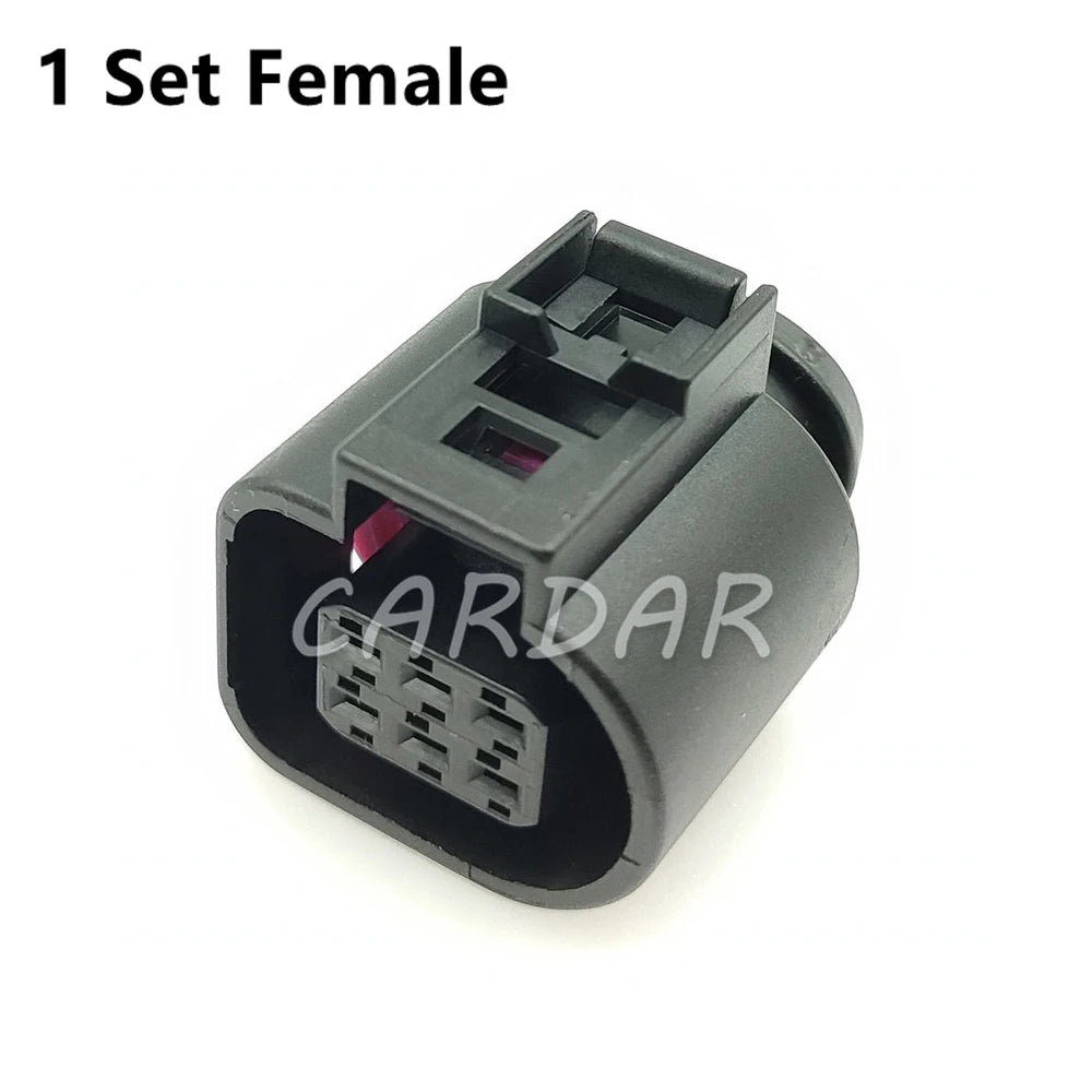 6 Pin 5N1973206 5N1 973 206 1-1241061-1 3B0973813 Car Throttle Valve Wire Socket For VW Audi Bora Magotan CC A4L A6L A3 A5