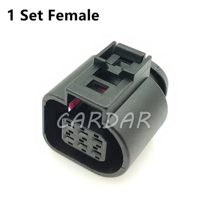 6 Pin 5N1973206 5N1 973 206 1-1241061-1 3B0973813 Car Throttle Valve Wire Socket For VW Audi Bora Magotan CC A4L A6L A3 A5