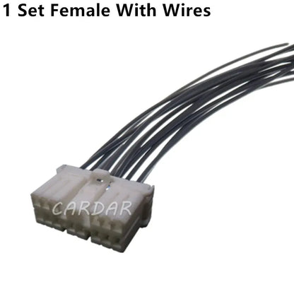 14 Pin 173852-1 368508-1 Automotive Wiring Harness Socket 173860-1 Car Oxygen Sensor Electrical Adapter Auto PCB Connector