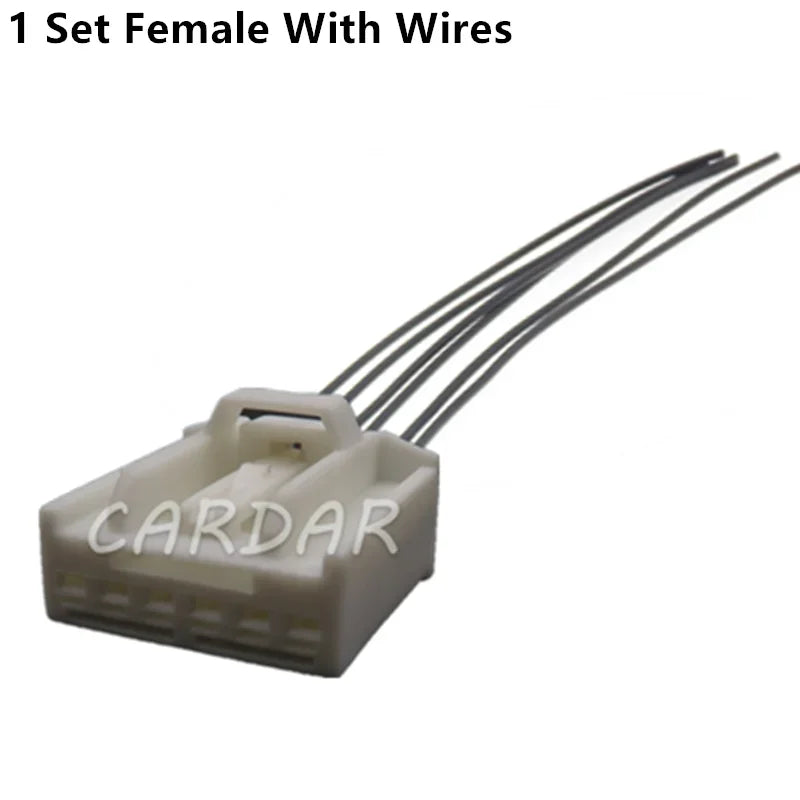 6 Pin Automotive Wiring Harness Connector Sockets With Pins
