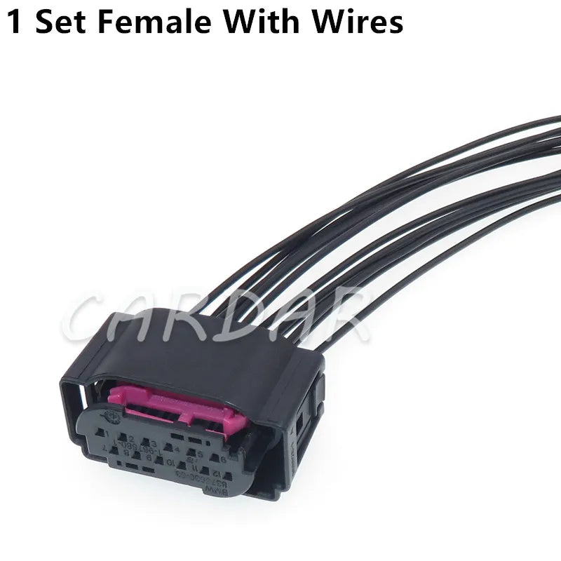 12 Pin 4E0 972 713 4E0972713 Auto Lane Assist LCA Connector 1-967680-1 For VAG Volkswagen Audi Benz Porsche 1534151-1 1534152-1