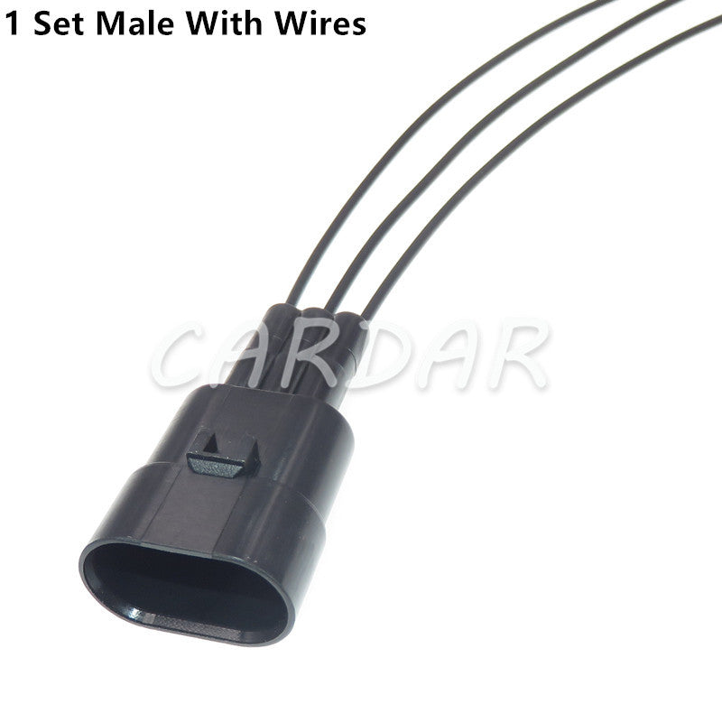 3 Pin 284425-1 284426-1 Waterproof Automotive Connector Sealed Sensor Socket Fuel Diesel Injector Ignition Coil Plug