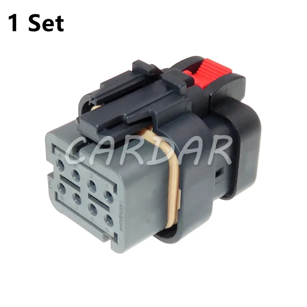 8 Pin 1.6 Series Grey Automobile Wire Cable Harness Waterproof Plastic Housing Socket With Terminal