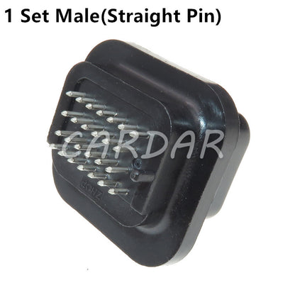 26 Pin 6437288-6 1437288-6 3-1437290-7 Car ECU Connector Wire To Board Plug Straight PCB Socket