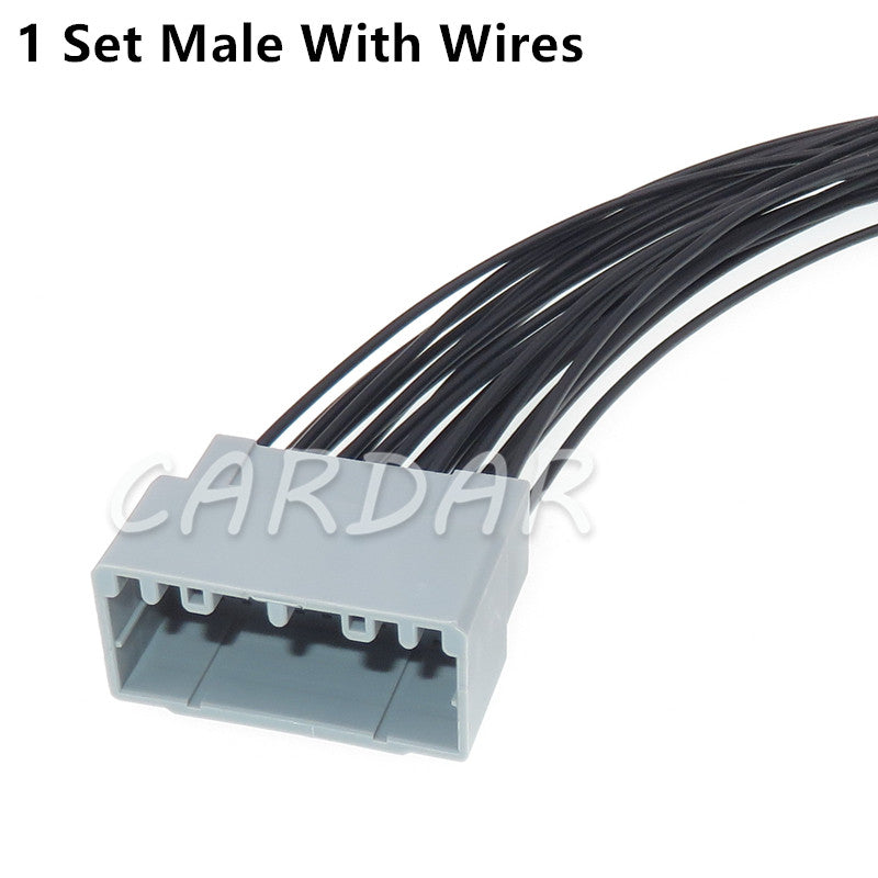22 Pin 917989-6 Automotive Wiring Harness Connector Socket With Terminals