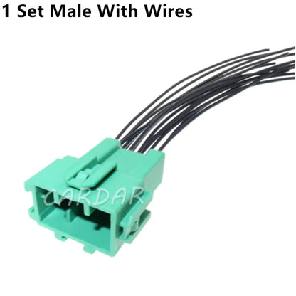 13 Pin 0.6 2.2 Series 6098-5181 Composite Socket 6098-5180 Auto Electric Cable Unsealed Connector Male Female Docking plug