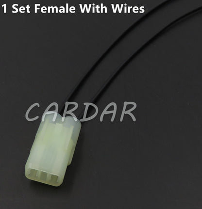 2 Pin 6187-2801 6187-2804 Automotive Connector Power Battery Waterproof Electronic Reversing Radar Harness Socket For Car
