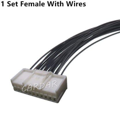22 Pin Car Adapter Auto Unsealed Socket Automobile Male Female Docking Connector 936154-1 936151-1