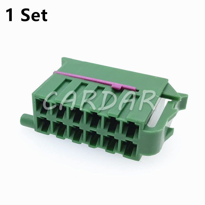 12 Pin 3.5 Series Green Wire Sockets Automotive Wiring Terminal Plug Pins Connector