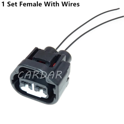 2 Pin 7283-8221-40 4.8 Seires Auto Wiring Terminal Sealed Socket Waterproof Connector With Terminal and Rubber Seals