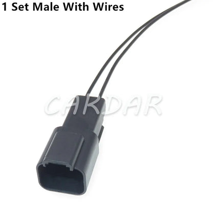 2 Pin Deutsch DT04-2P DT06-2S Waterproof Automotive Connector Black Auto Plug For Mazda