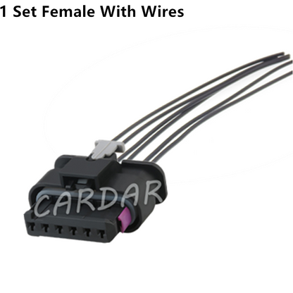 6 Pin 4F0 973 706 1-1718646-1 1-1718806-1 Accelerator Throttle Sensor Plug Car Rear Tail Brake Lamp Waterproof Connector