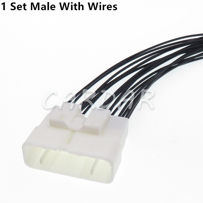 16 Pin 6240-5088 Electric Wire Socket For Automobile 6240-1158 Auto Wiring Plug Male Female Unsealed Connector