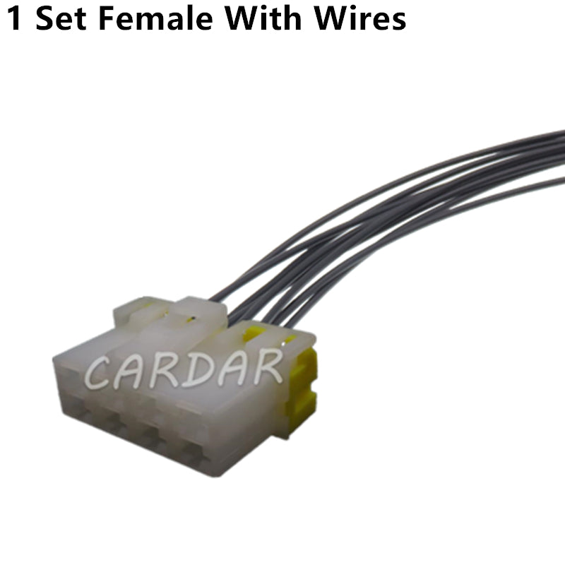 8 Pin Automotive Plug Electrical Wiring Harness Socket With Terminals