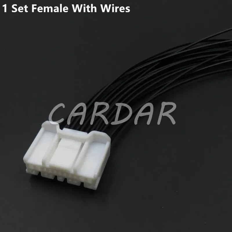 Conector sin Sellar de Carcasa de Plástico para Coche, Enchufe Macho y Conector Hembra, 18 Pines, Serie 0.7 2.2, 6098-5641 6098-5631