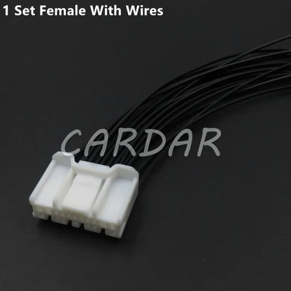 Conector sin Sellar de Carcasa de Plástico para Coche, Enchufe Macho y Conector Hembra, 18 Pines, Serie 0.7 2.2, 6098-5641 6098-5631