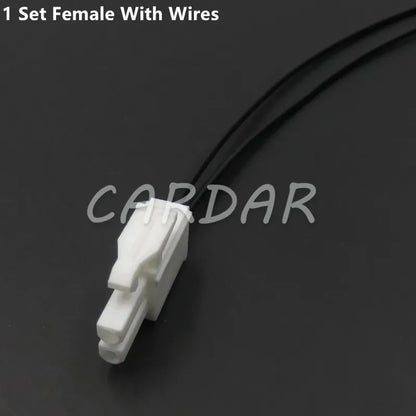 2 Pin 2 Way 4.14mm FL Connector Kits Motor Socket Electrical Machine Plug With Terminal