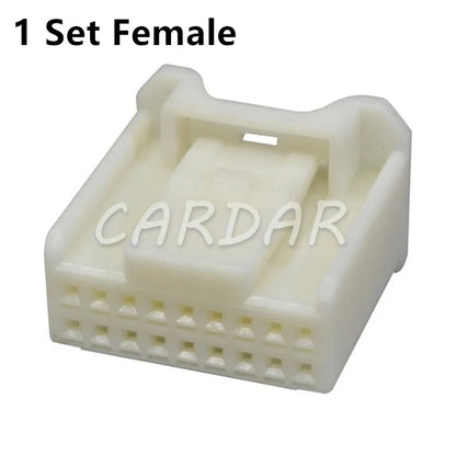 18 Pin 90980-12412 90980-12411 Car Electrical Connector Automotive Socket With Terminal