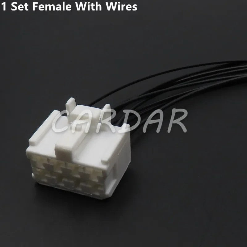 8 Pin 90980-11615 Auto Unsealed Socket Car Plastic Housing Male Female Wiring Harness Connector