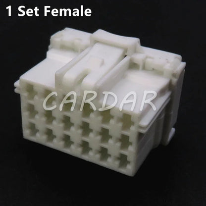 18 Pin Car Male Female Wiring Harness Socket Auto Power Amplifier Plastic Housing Connector 7-968974-1 2-967629-1