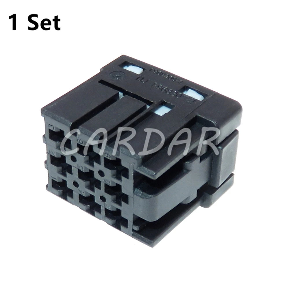 9 Pin Car Plastic Housing Socket Automotive Power Amplifier Electric Wire Connector 1-968307-2 1-968305-2