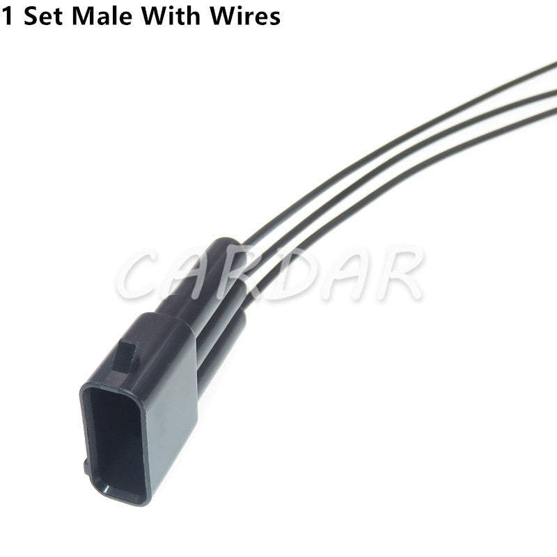 3 Pin FW-C-D3F-B FW-C-D3F Black Auto Plug Automotive Waterproof Ignition Coil Connector For Subaru Daihatsu