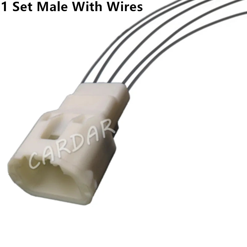 5 Pin 1.2 Series Automobile Unsealed Plug Car Electric Wiring Socket With Terminal 7282-7652 7283-7652