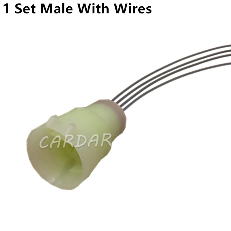 4 Pin 6.3mm Automotive Automobile Housing Connector Car Wire Harness Socket