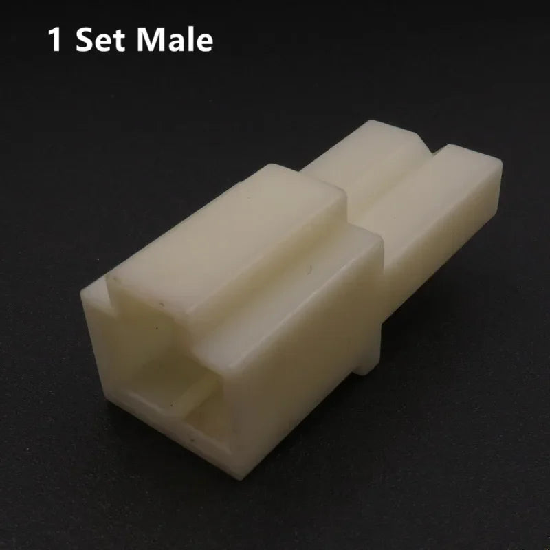 2 Pin 2mm Auto Socket Automotive Electrical Connector Plastic Plug